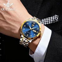 OUPINKE Nouvelle montre automatique de luxe pour homme, montre mécanique haut de gamme avec verre saphir, affichage jour/date, Relogio 3323 4