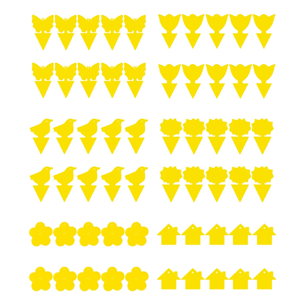 10–40 Stück Klebefallen, Obstfliegenfalle, gelbe klebrige Insektenfalle für den Innen- und Außenbereich, Insekten-Schädlingsbekämpfung, Garten, starker Kleber, Pflanze – Detail 4