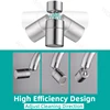 Bathroom Household Faucet Nozzle Rotating Head Aerator Water-saving Splash-proof Brass Tap Spray Extender Sink  Faucet Bubbler 3