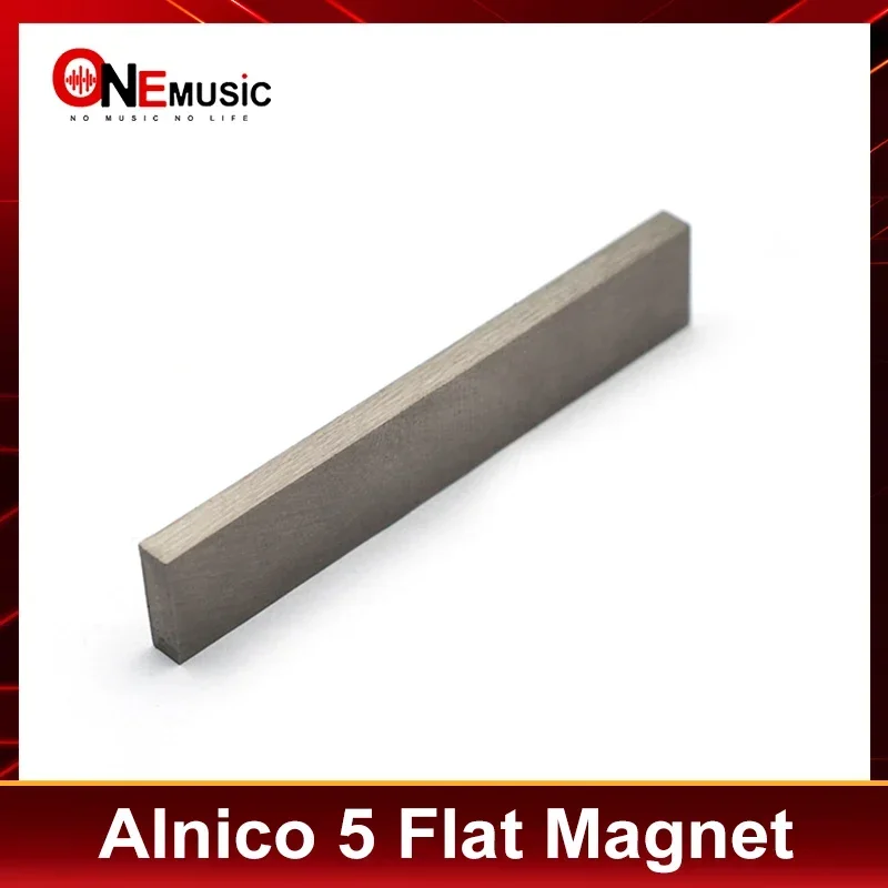 4Pcs Alnico 2/3/5/8 Electric Guitar Pickup Magnet Humbucker 60x3.2x13MM/F54x3x10MM Flat Pickup Magnet Silver