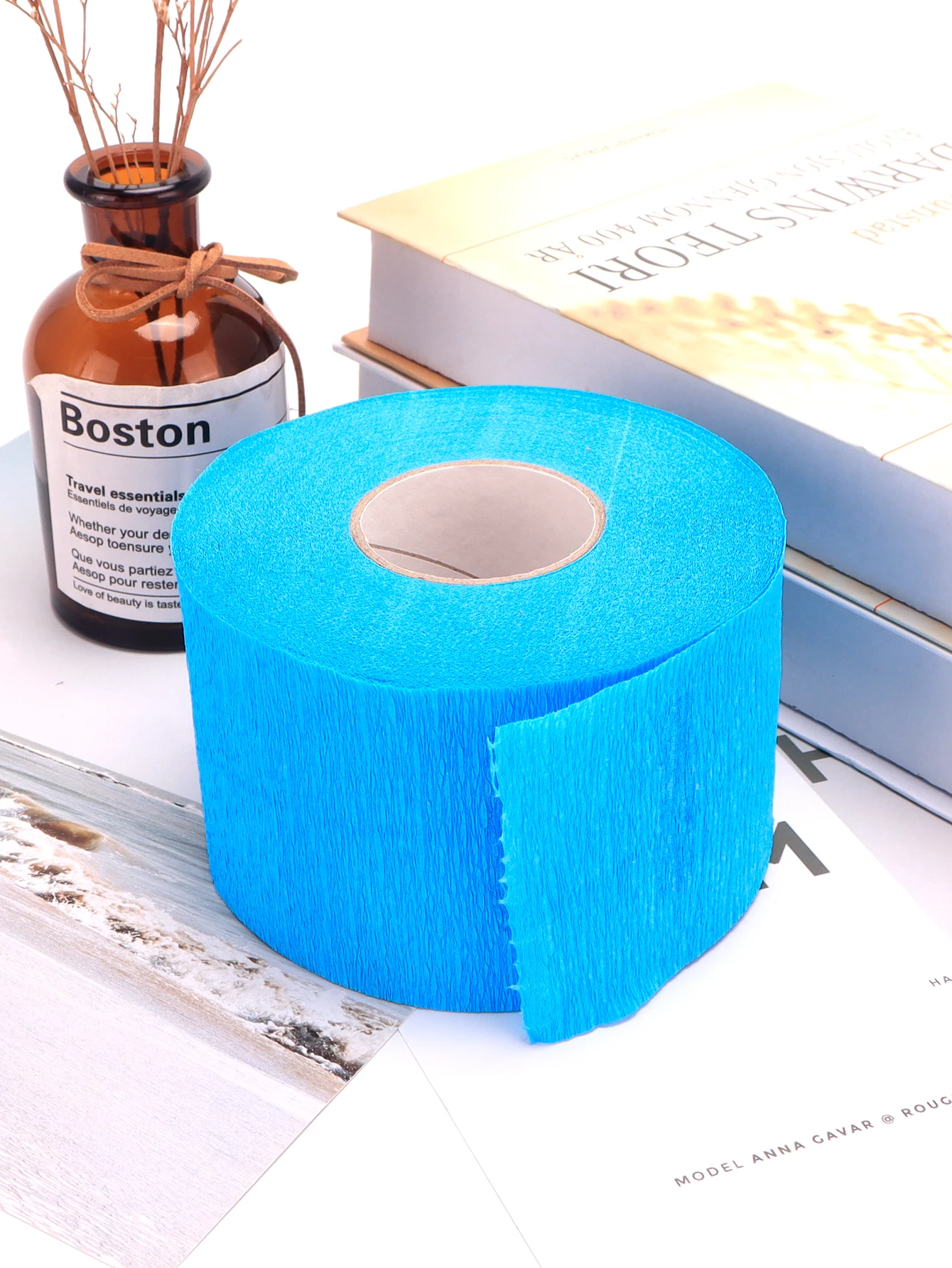 5Pcs/set Disposable Hairdresser Neck Strip Haircut Paper Barbershop Adjustable Hairdressing Collar Hair Salon Styling Tools 4