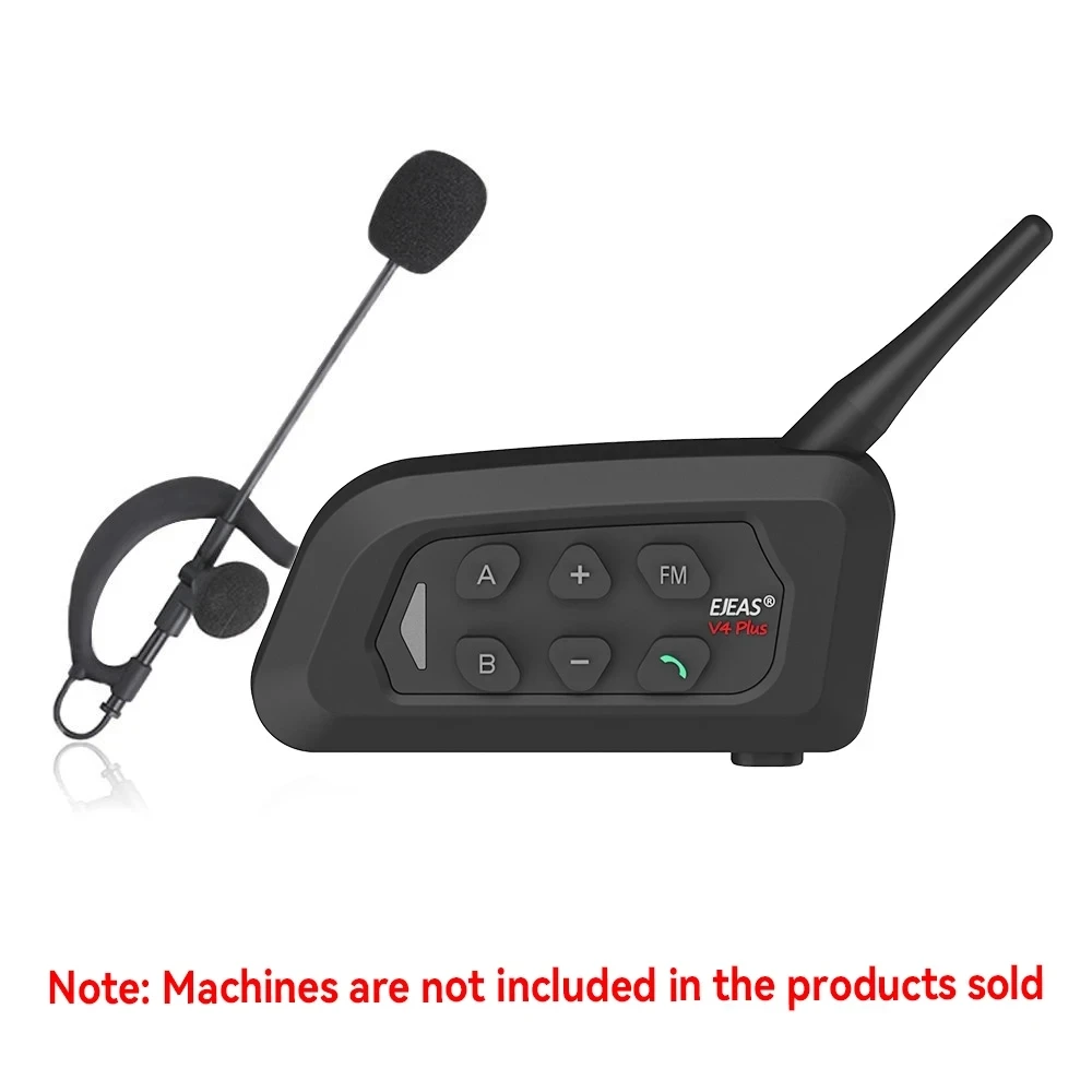 EJEAS V6C V4C PLUS Referee Earhook Headphone Type-c Jack Headset Microphone Full Duplex Headphone Referee Intercom Accessories