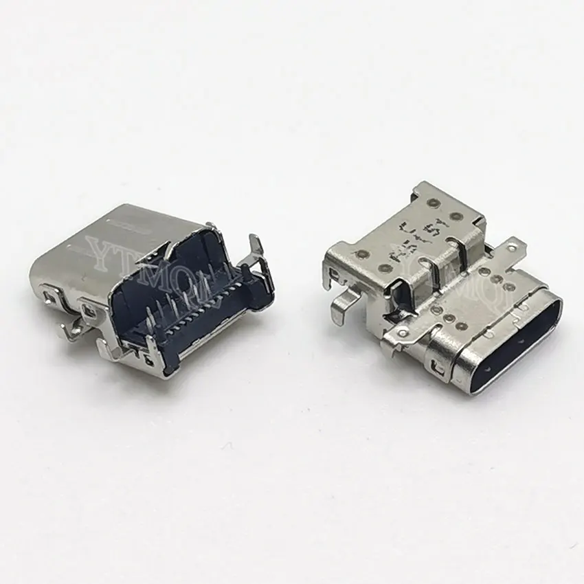 

2Pcs For Lenovo ThinkPad E490 R490 E580 E585 USB Type C Type-C DC Power Jack Port Charger Connector Port