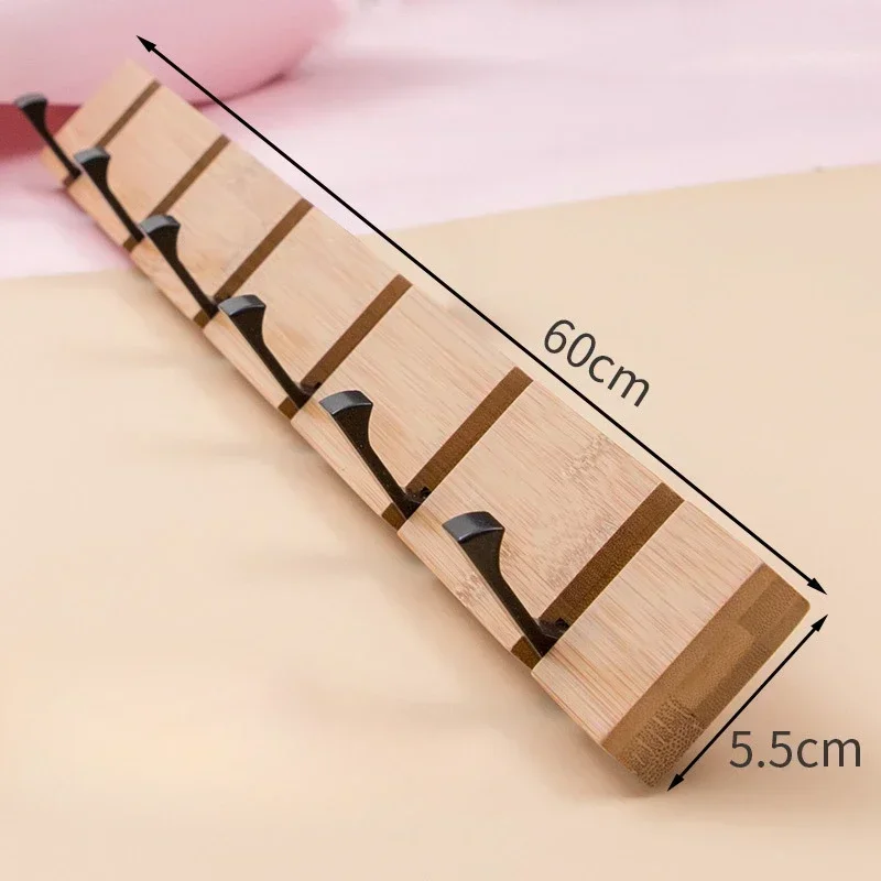 

Складная вешалка для пальто, Бамбуковая Вешалка-крючок для шляп в прихожей, для двери спальни, настенный крючок для углов комнаты, кухни, туалета, настенные крючки