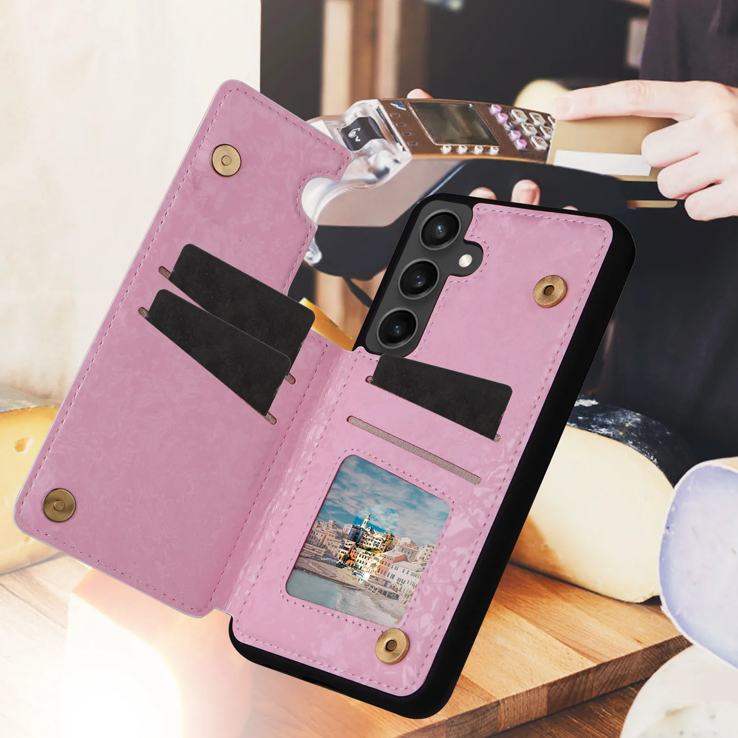 Premium RFID Blocking Wallet Phone Case – Universal Design