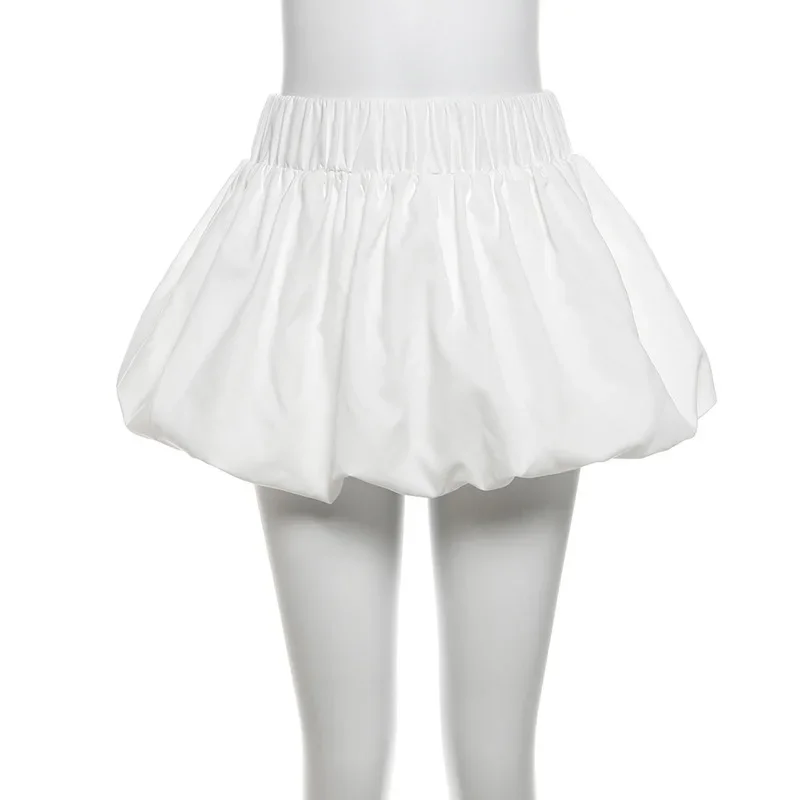 ◆GLOWNY◆ BUBBLE BLOOMER SKIRT WHITE GY24FASK005WH MUSINSA | GLOWNY BUBBLE BLOOMER SKIRT (WHITE)
