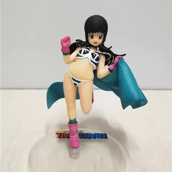 

12cm Dragon Ball Figure Chichi Figures Dbg Anime Figurine Lovely Cloak Models Pvc Statue Collection Dolls Ornament Birthday Toys