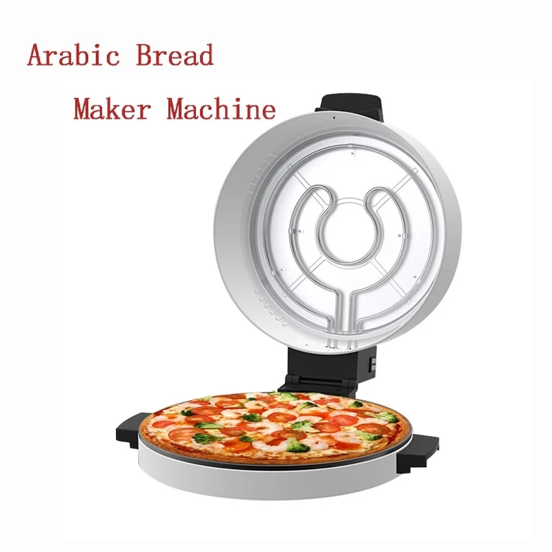 1800W Arabic Pizza Maker Bread Making Machine Toaster Steak Machine Electric Household Pizza Baking Pan Arabic