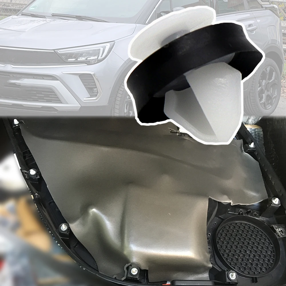 10 шт. заклепки для панели бампера двери свода колеса накладки отделочные зажимы 7703077469 для Opel Vauxhall Crossland Grandland 2017 2018 2019 2020