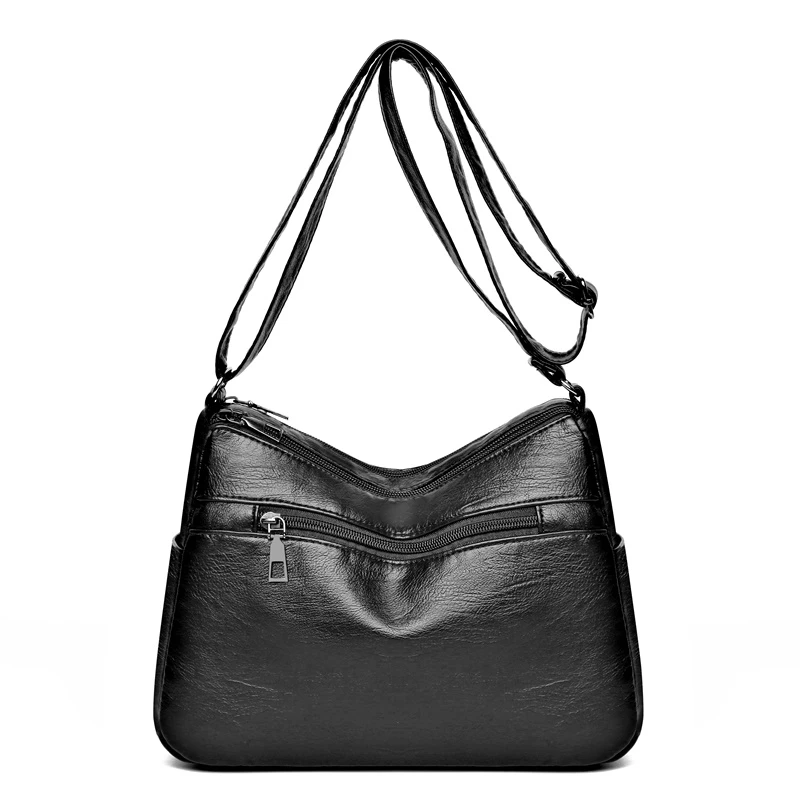Women's crossbody bag - adjustable shoulder strap, zipper closure, single shoulder, ideal for casual travel and daily use