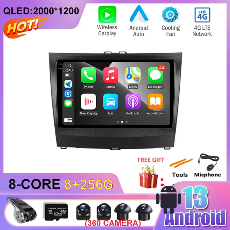

Car Multimedia Video Auto Radio Player Navigation Stereo Android 13 For BYD L3 2010 - 2015 4G WIFI DVD