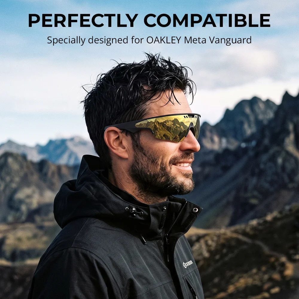 HIBLOKS Replaceable Lens For Oakley Meta Vanguard Smart Glasses Accessories Polorized Sunglasses Lenses Anti-Glare UV 400