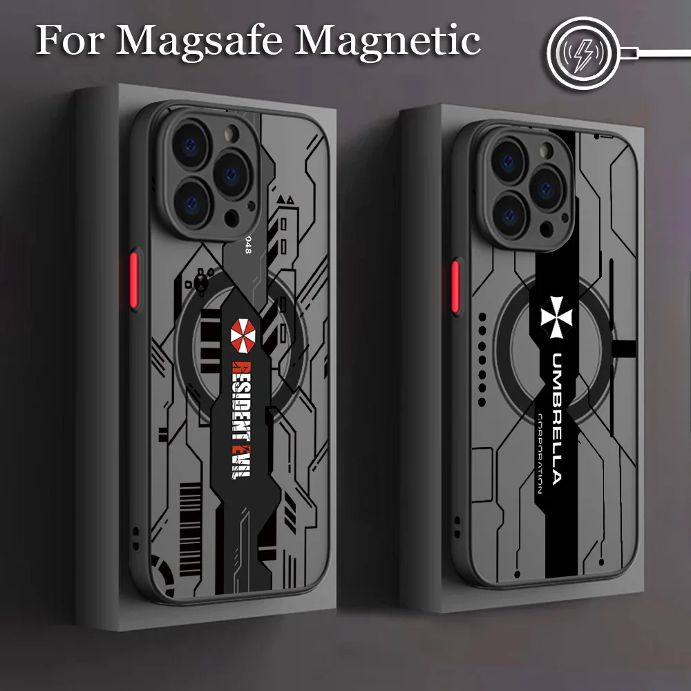 Resident Evil Crisis Handyhülle für iPhone 17 16 15 14 13 12 11 Pro Max Mini XR XS X 7 8 Plus Matte Magnetische Rückseite