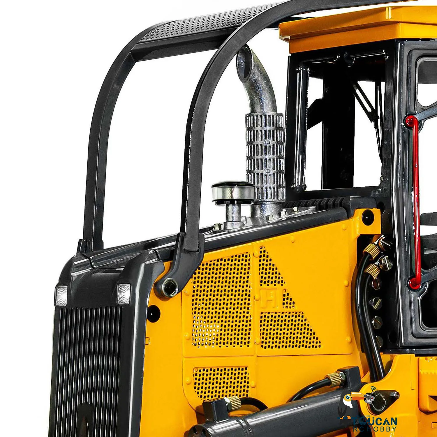 1/14 RC Hydraulic Metal Dozer Aoue 850K LESU Painted Assembled Bulldozer Construction Truck Model Light Outdoors Toy TH22776 6