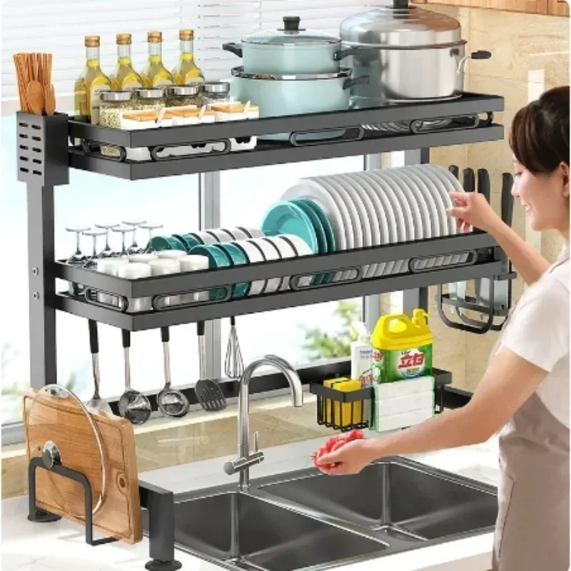 Drain Bowl Rack Table Top Bowl and Tray Storage Rack Sink Sink Drainage Dish Rack Kitchen Accessories Organizer Kitchen Tools 4