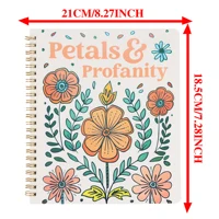 Beautiful Adult Coloring Book For Relaxation Funny Dirty Word Coloring Book With Floral Patterns For A laugh 1