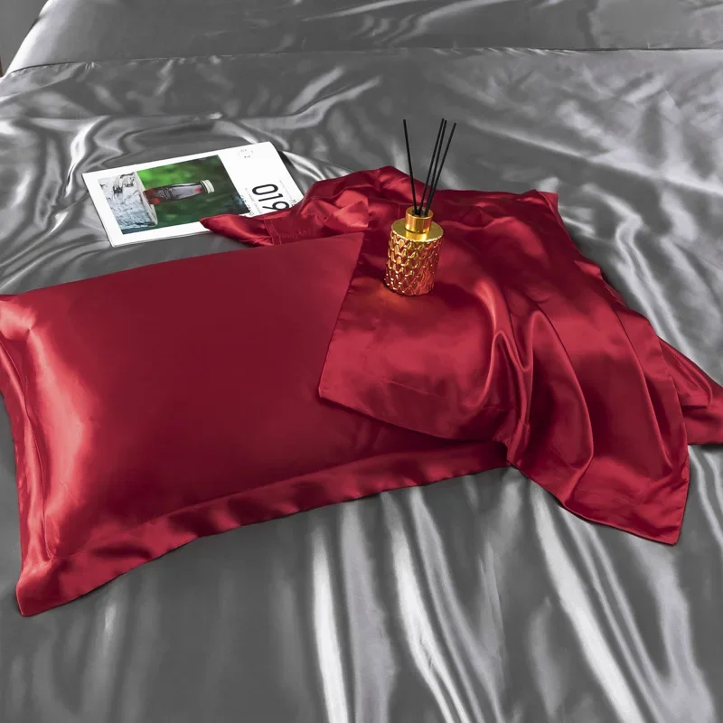 Natural Mulberry Silk Satin Pillowcase, silk pillowcase