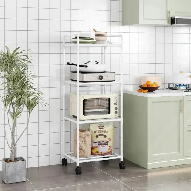 Kitchen Multi-Layer Floor Storage Rack 4