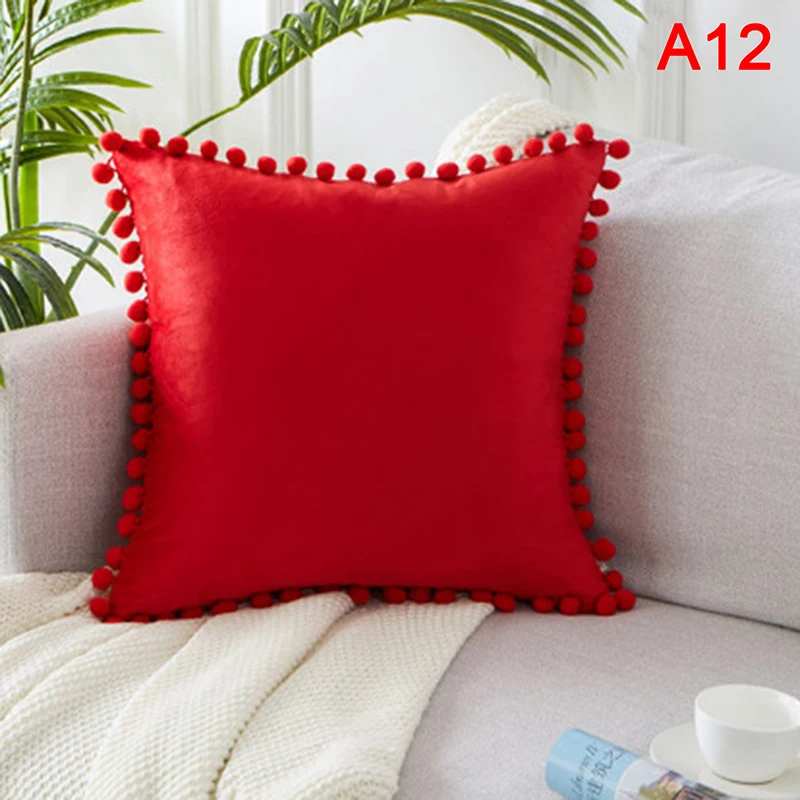 1PC Soft Velvet Cushion Cover Decorative Pillows Throw Pillow Case 45*45cm Home Decor 