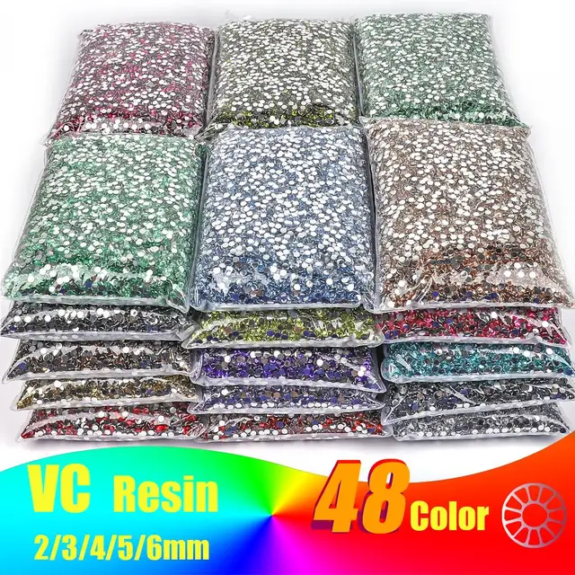 Wholessale in Bulk Silver&Jelly Bottom Glitter Grystal Non Hotfix Rhinestones Cтразы Flatback Strass For DIY Wedding Decorations