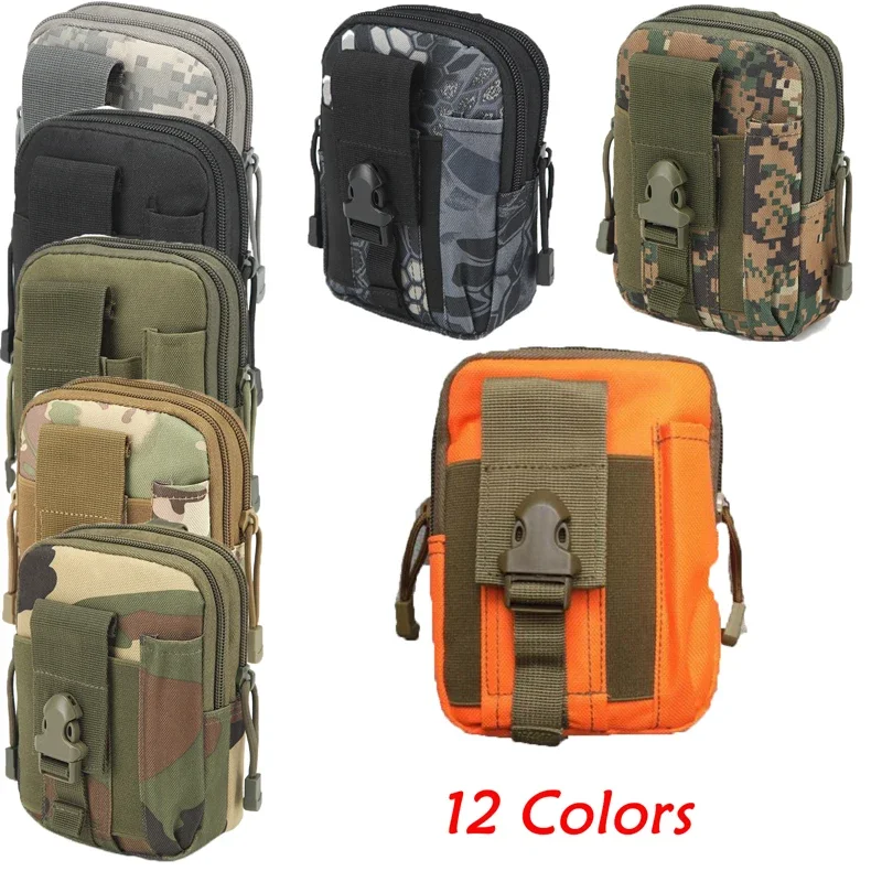 

Waist Pack Men's Casual Bag Travel Purse Waterproof Belt Zipper Tactical Outdoor Sport Fanny Multifunction Pack Phone Pocket