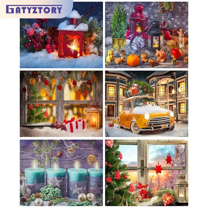 

GATYZTORY Diamond Painting Art Kits Car Landscape 5D Diamond Embroidery New Arrivals Hot Sale Christmas DIY Handicraft Decor For