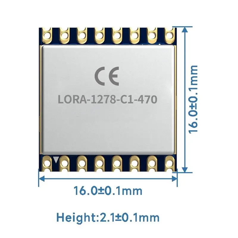 ABGI-Lora1278-C1 무선 RF 모듈 SX1278 통신 모듈 스마트 홈용 IoT 470Mhz