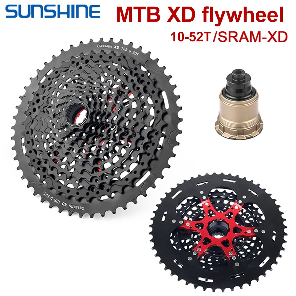 Sunshine Mountain Bike Xd Cassette 12V K7 12 Velocità 9-50T 10-50T 10-52T Pignone Ruota Libera Bici Per Sram Gx Accessori Bici