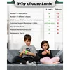 Child Sectional Sofa,Fortplay Bedroom and Playroom Furniture for Toddlers, Convertible Foam and Floor Cushion for Boys and Girls 3