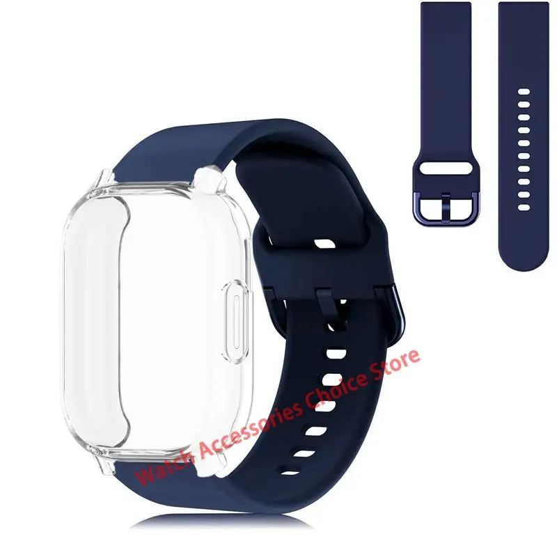 Protective TPU Shell with Breathable Silicone Strap
