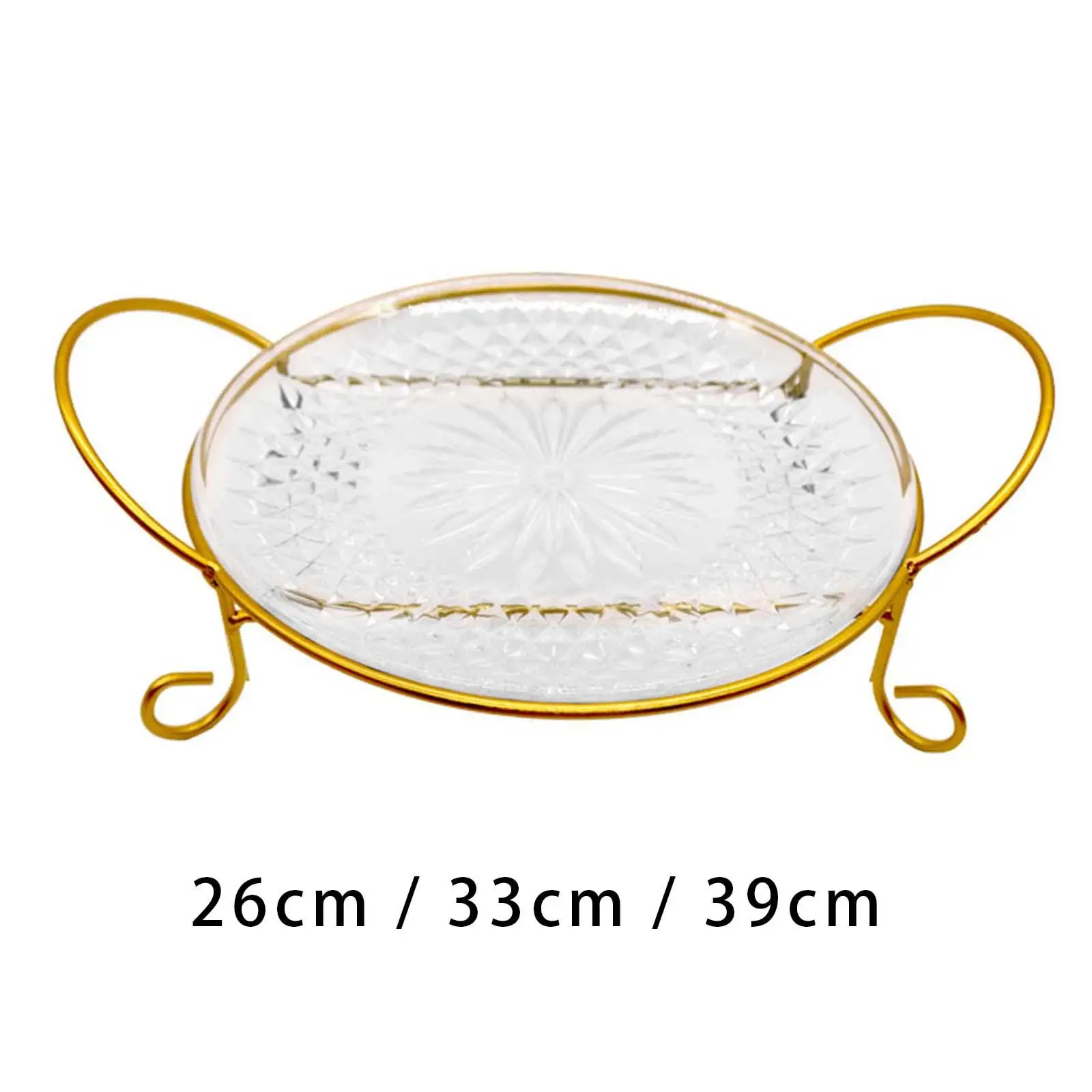 Fruit Plate Multipurpose Decorative Specialty Plates Kitchen Tray Cupcake Dessert Plates for et Counter Birthday Parties