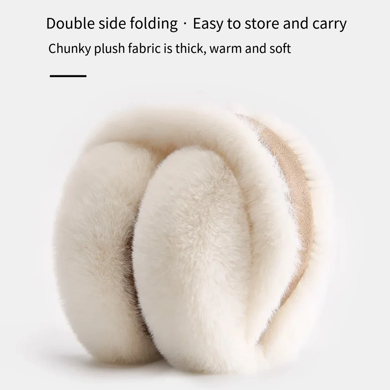 Korea Suede Warm Ear Muffs Ladies Outdoor Cycling Thickened Cold Ear Muffs Warm Headphones Cold Earplugs Winter Accessories warm earmuffs