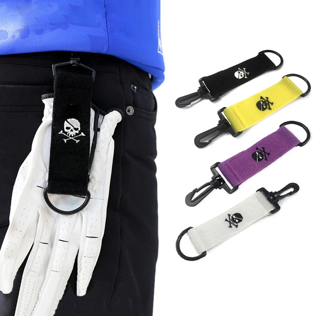 Professional Grade Golf Towel with Stretchable Lanyard and Buckle Keychain