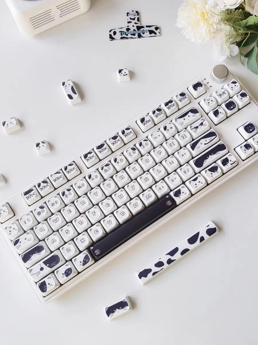 Get Your 134-Piece Cat Keycap Set at Rockatship