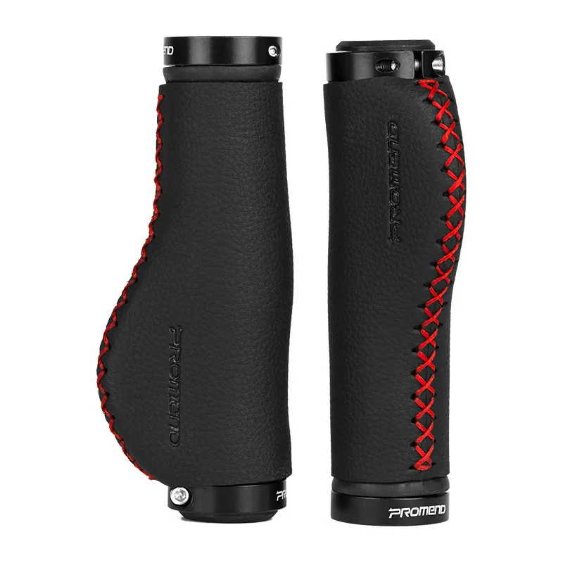 PROMEND Bicycle Grips Fiber Leather MTB Handle Cuffs Ergonomics