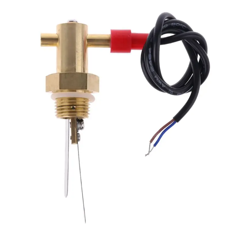 

G1/2" Water Flow Switch DN15 Liquid Flowing Switch 10W Brass for Pump