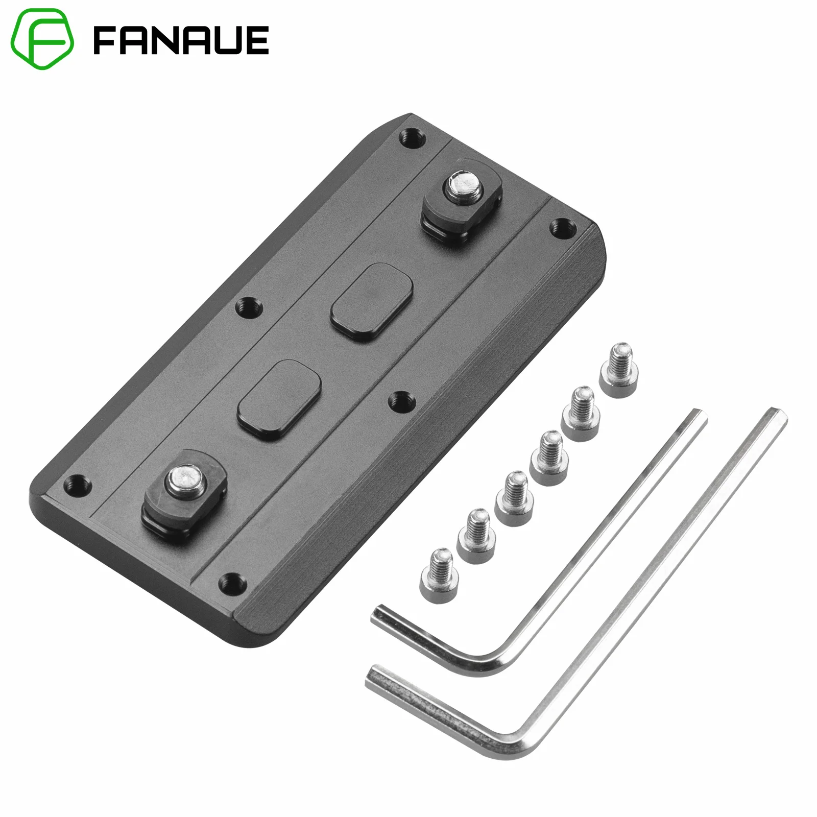 Camera Tripod Adapter Tripod Adapter Mount FANAUE M-Lok Arca Rail Tripod Mount Adapter Bipod Arca-Swiss/RRS Dovetail Hunting for Rifle Tripod Ballhead Quick Release Plate