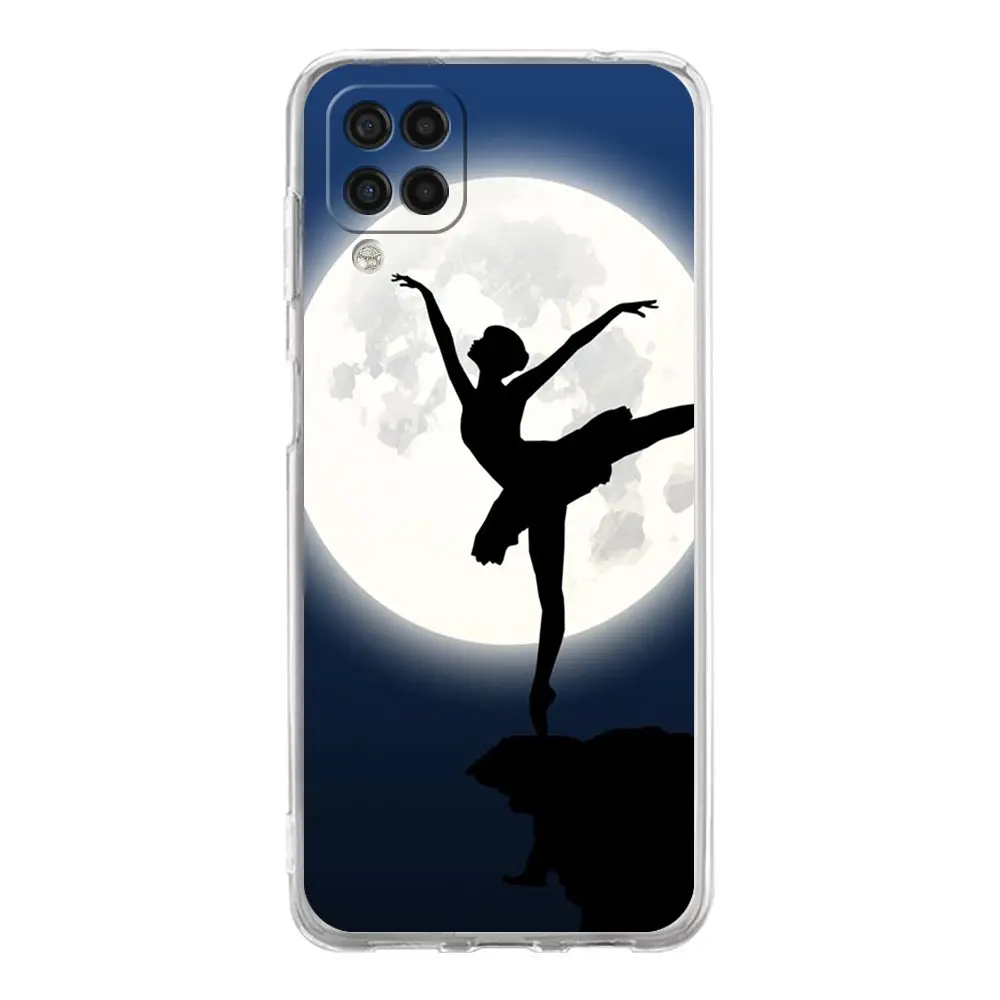 Elegant Swan Dance Ballet Clear Phone Case Cover
