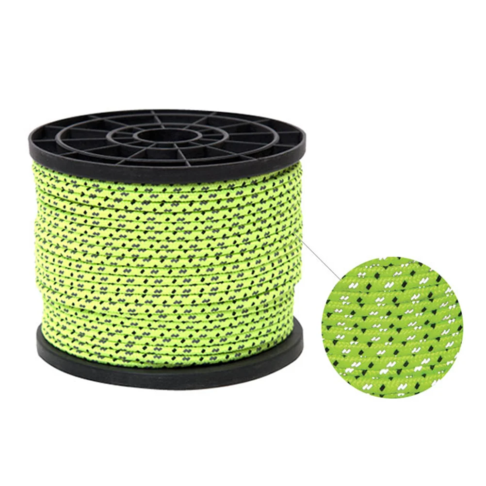 

50M/4mm Outdoor Use Reflective Rope Tent Fixed Rope Guy Lines