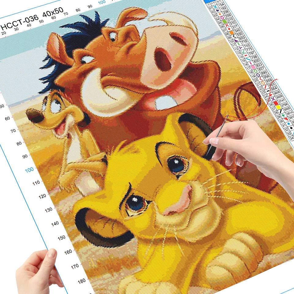 Disney Paint By Number Kit Stitch Painting By Numbers Cartoon With