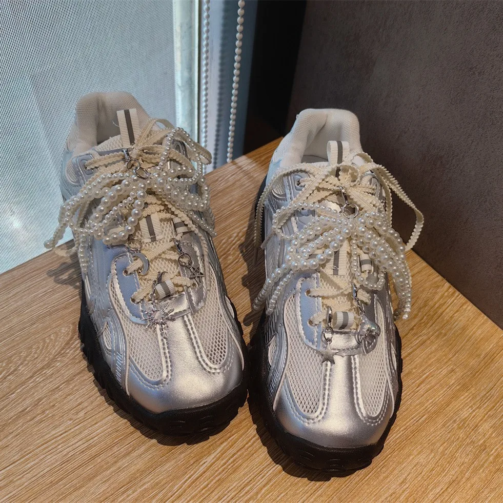 2/3pcs Elegant Pearl Bow Shoelace Charms Fashion Sneaker Decor Preppy Shoe Accessories for Women DIY Casual Shoe Buckles Jewelry