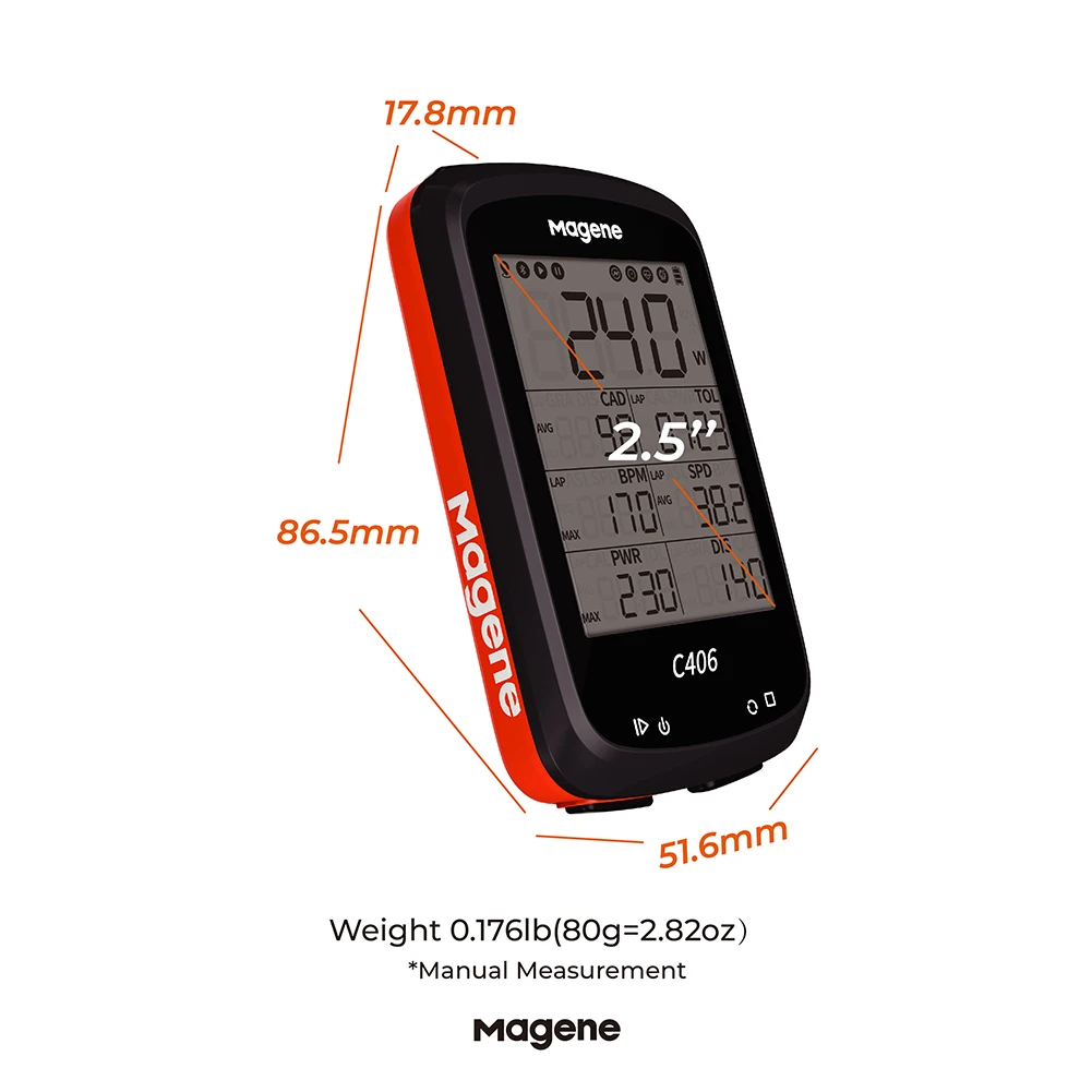 Magene C406 Pro Navigation Magene Gps Bike Computer C406 Wireless