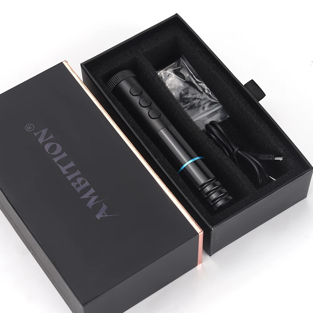 

Wireless Tattoo Machine Pen DC Coreless Motor for LED Display Lithium Battery Tattoo Artist Body Art