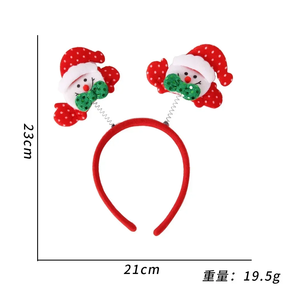 thumbnail image 1 of Diadema navideña para niños y adultos, Papá Noel, alce, árbol de Navidad, accesorios para el cabello, accesorios para fotos, decoración navideña, regalos de Año Nuevo 2024, 1 of 5