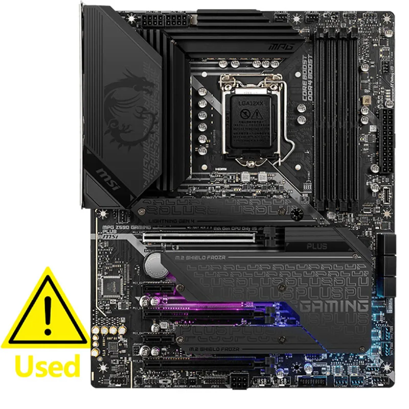 Msi Mpg Z490 Gaming Carbon Wifi Lga 1200 Intel Z490 Sata 6 Gb/S Atx Scheda Madre Intel