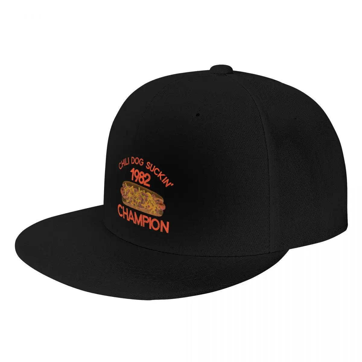 Chili Dog Suckin Champion 1982 Baseball Cap Trucker Hat black Ladies Men's