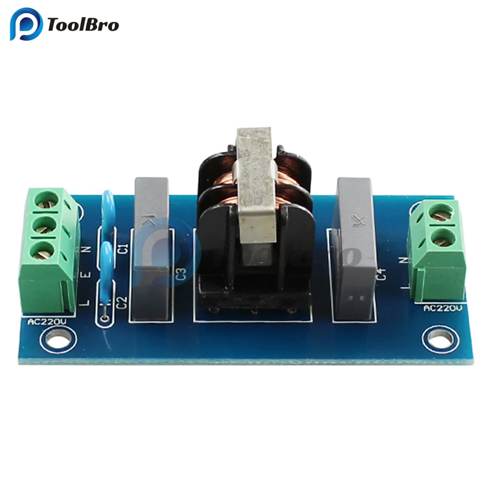 220V Filtro Emi Sound Booster Filter Socket 2A Modulo Filtro Emi Scheda Di Alimentazione Sound Lift Sharp Filter Socket Filtro Di Alimentazione