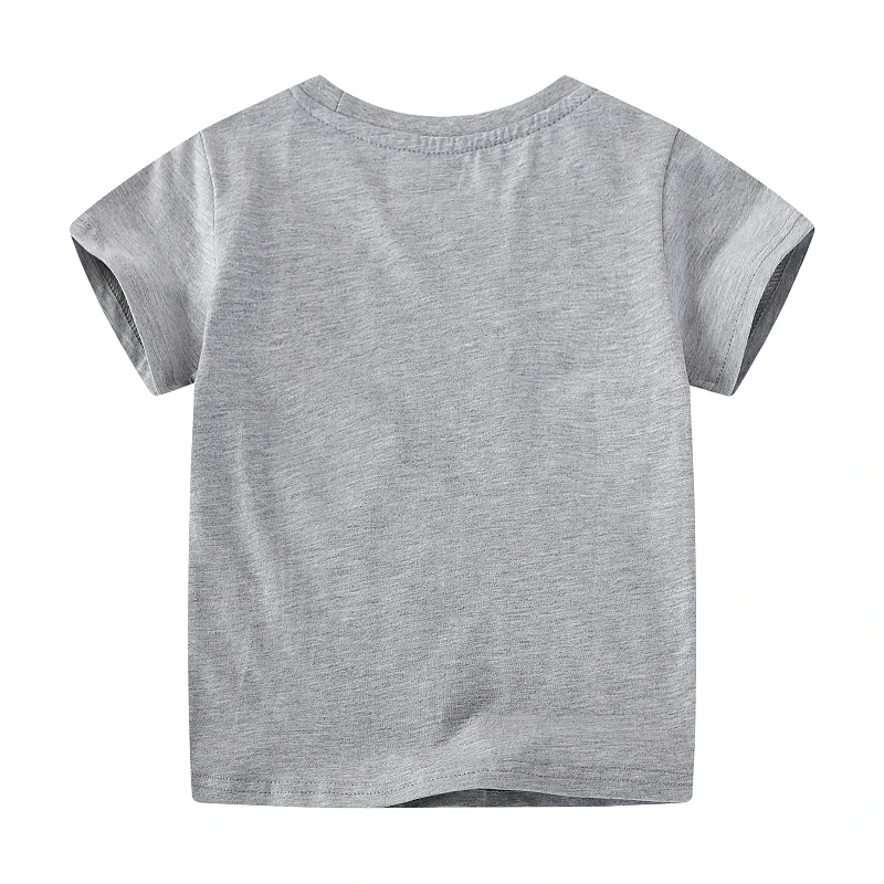 Kids Clothes Children's Clothing 2025 Summer Baby Boys T Shirts Cartoon Rockets Cotton Tops Tees