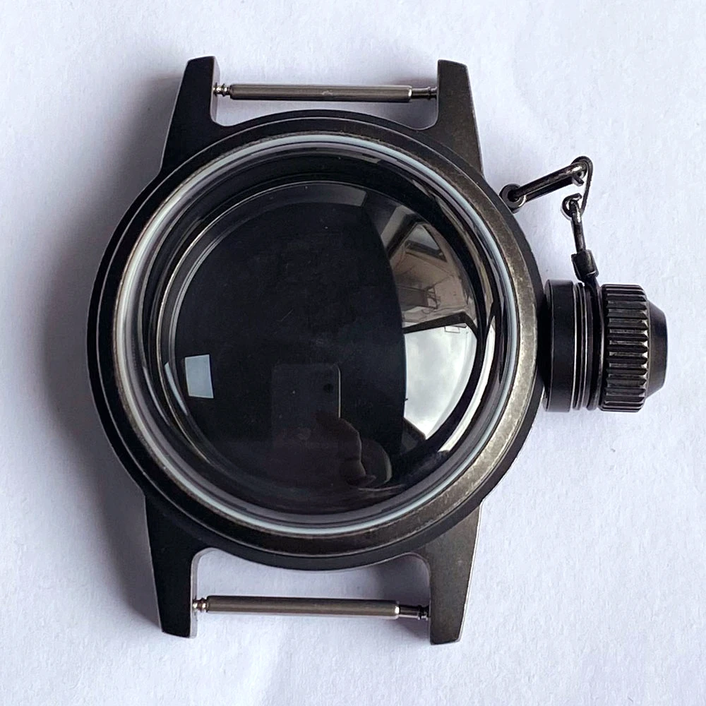 탄도리오 뉴 36mm 제2차 세계대전 군용 프로그맨 시계 케이스 블랙 PVD 코팅..