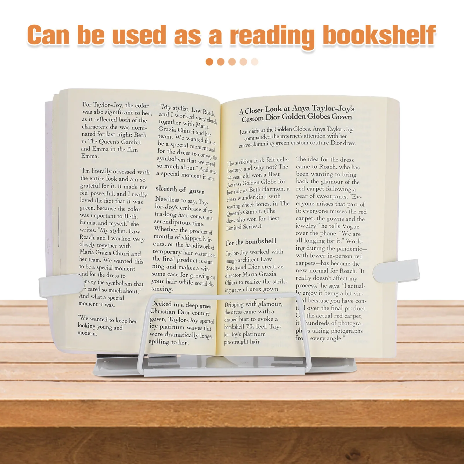 동물 책꽂이 팬더 모양 휴대용 다기능 데스크탑 독서 홀더 연구 노트북 디스플레이용 고정 책꽂이